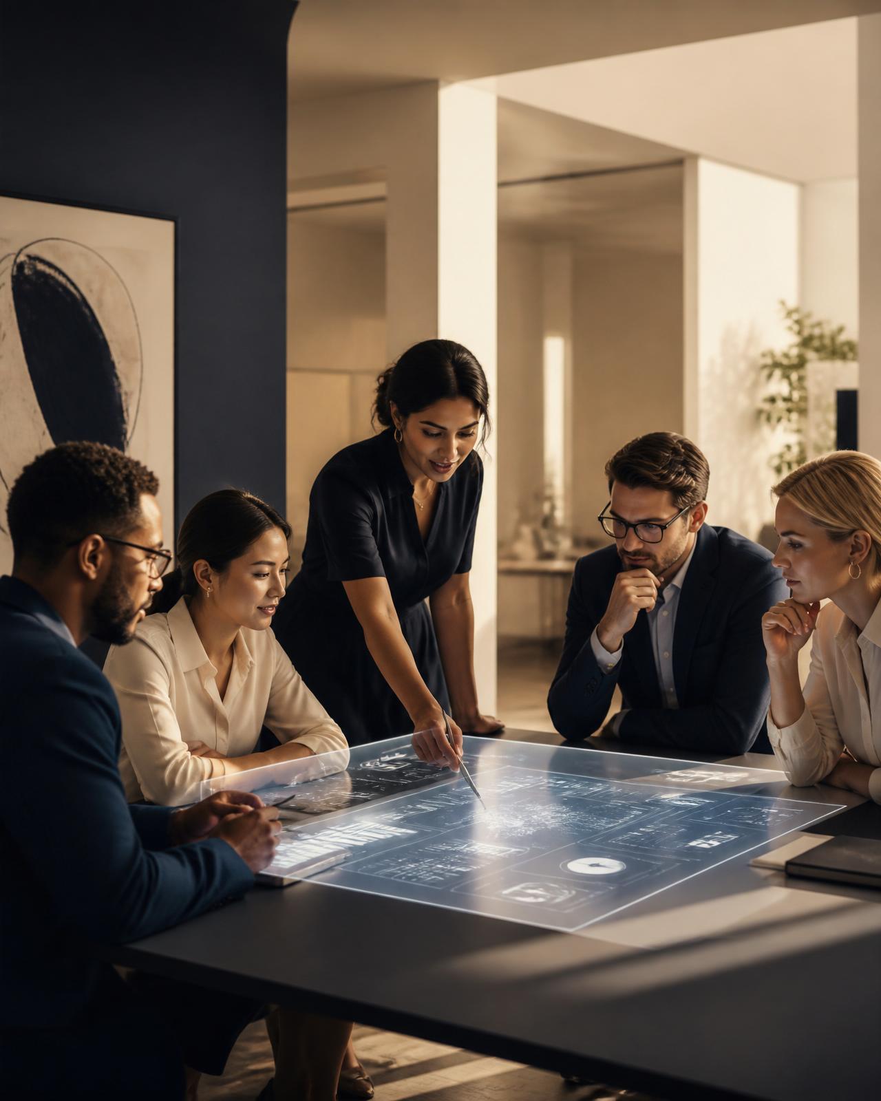 Team collaborating
